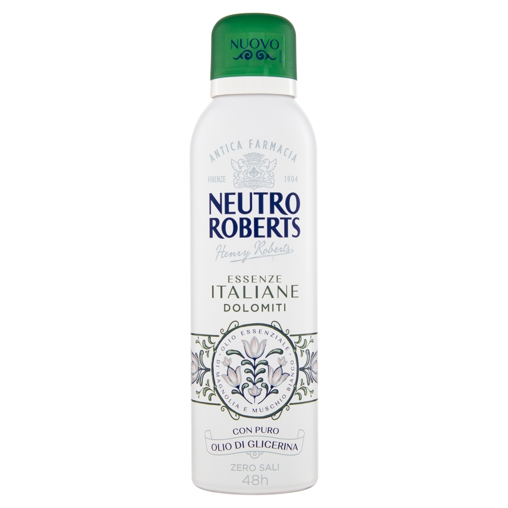 Neutro Roberts Essenze Italiane Dolomiti Olio Essenziale di Magnolia e Muschio Bianco 200 ml